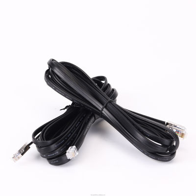 Các dây cáp LAN Ethernet phẳng loại 5e loại 6 RJ45 6 Các dây dẫn