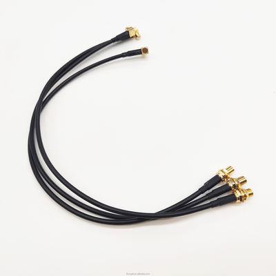 Cáp đồng trục RF 100mm RP SMA nữ đến MMCX Cáp mở rộng RG178
