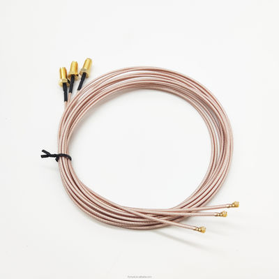 Cáp RF tùy chỉnh đồng trục SMA nữ đến Ipex4 Gen4 Mhf4 Bộ cáp RG178