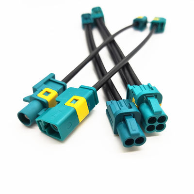 Mã 50ohm FAKRA Z RF Cáp đồng trục Pigtail Fakra Jack nữ đến Fakra Z Cáp cắm nam RG316