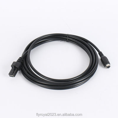 2X4P đến 4P Din Cáp máy in USB 24V 12V Bộ cáp USB chạy