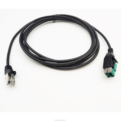 PVC TPE 24V Powered USB 12V Cable Male To RJ45 6A Sạc nhanh