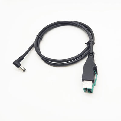24V 12V PoweredUSB Cable PVC Nylon TPE 12V USB To DC Cable 5A Sạc nhanh