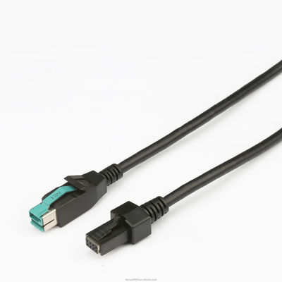 Máy gia dụng 0.5-5M 24V 12V đến cáp USB 2X4P Cáp máy in USB