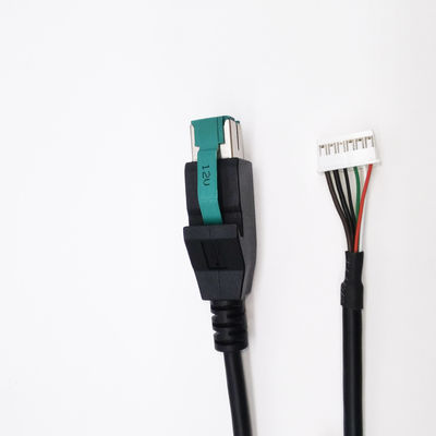 6A Sạc nhanh 12V 24V PoweredUSB Cable Male To JST Connector Cho máy in máy tính bảng