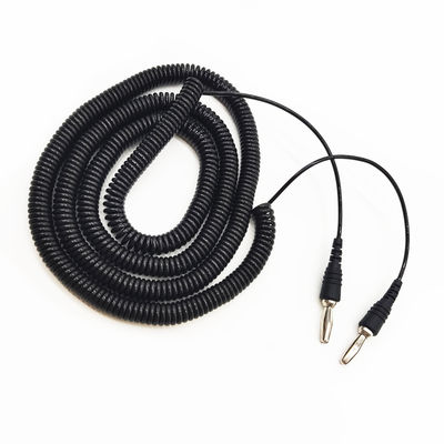 Tùy chỉnh linh hoạt cao Plug chuối kết nối dây chuyền cuộn xoắn ốc linh hoạt mạnh mẽ cho loa âm thanh