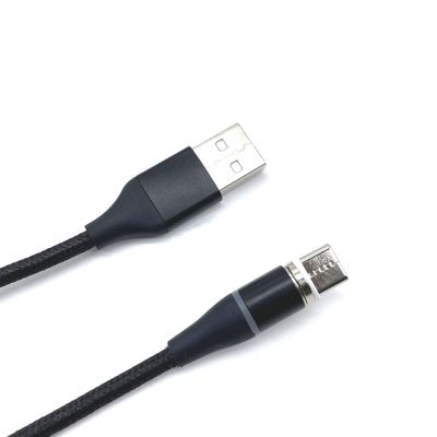 3 trong 1 cáp USB từ tính với đầu nối USB 2.0 và áo khoác PVC linh hoạt tùy chỉnh