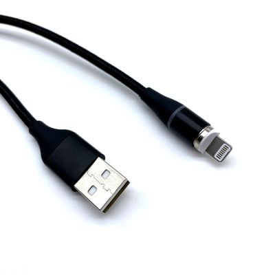 Sạc nhanh 3-in-1 cáp USB từ tính với tấm chắn và áo khoác TPE